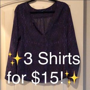 Purple Pattern Blouse